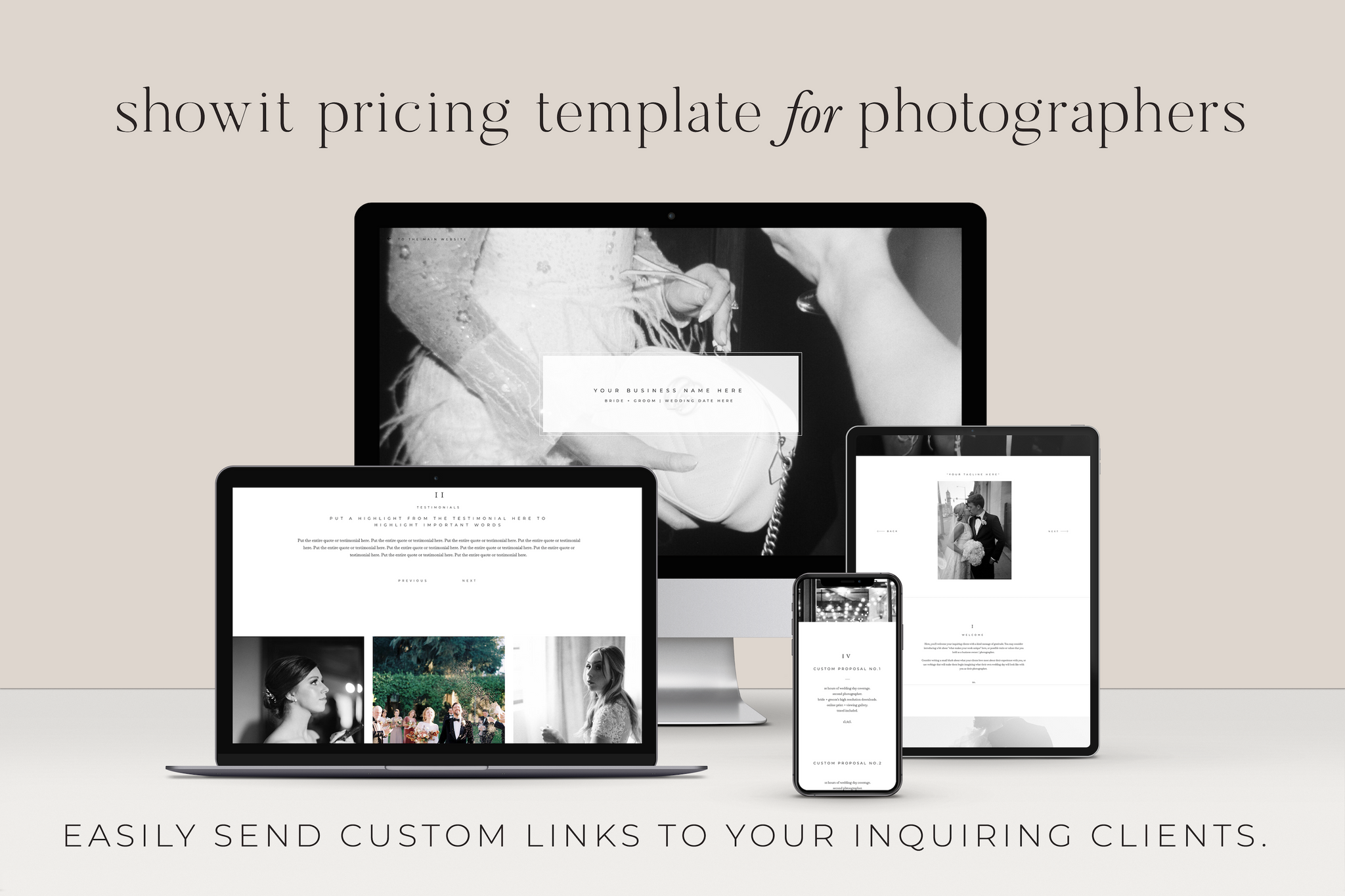 Custom Proposal ShowIt Template