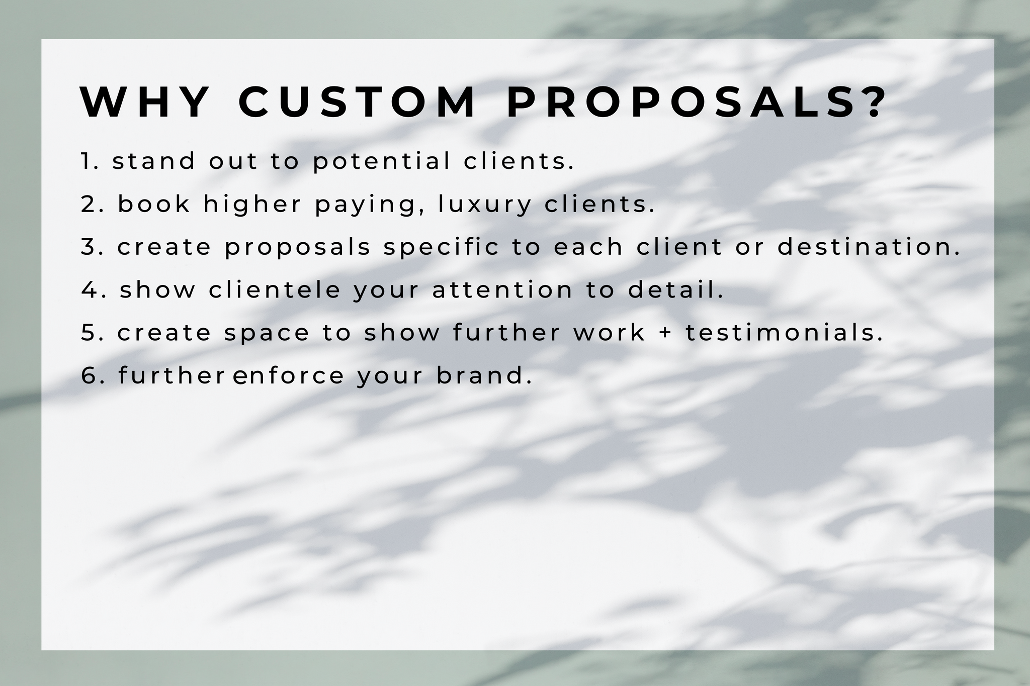 Custom Proposal Template